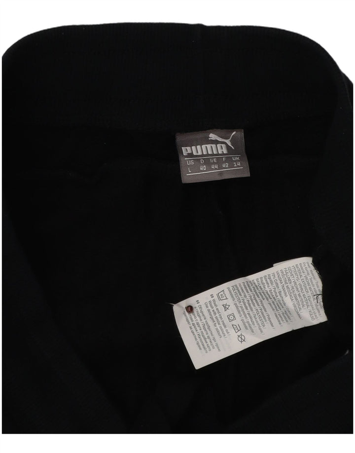 PUMA Ženska trenirka Hlače Joggers UK 14 Veliki tamnoplavi pamuk