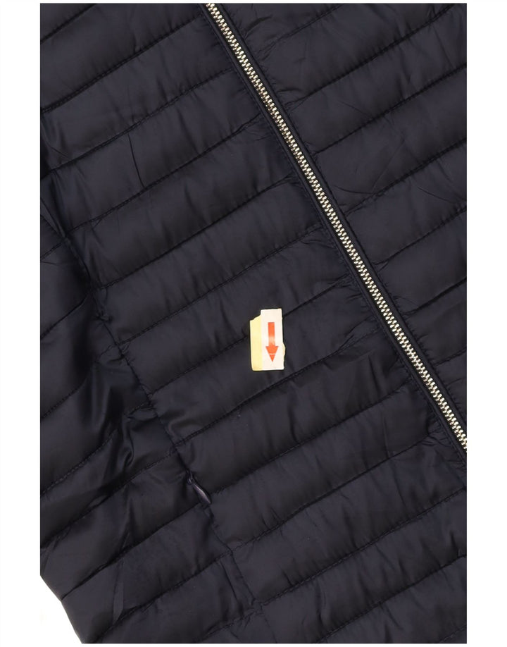 MASSIMO DUTTI Ženska podstavljena jakna s kapuljačom UK 10 Mala tamnoplava