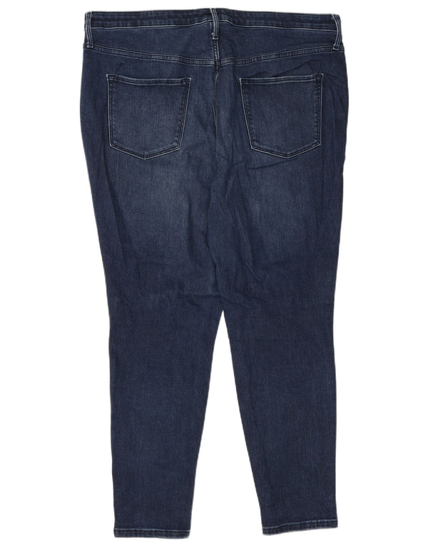 Mossimo ženske jegging traperice visokog struka US 18 2XL W40 L28 plavi pamuk