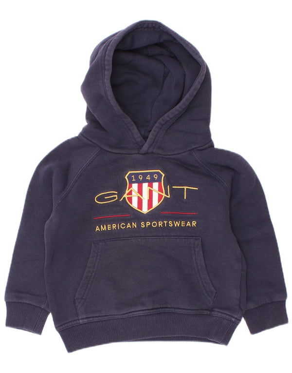 Gant Baby Boys majica s kapuljačom s kapuljačom, 18-24 mjeseca, tamnoplavi pamuk
