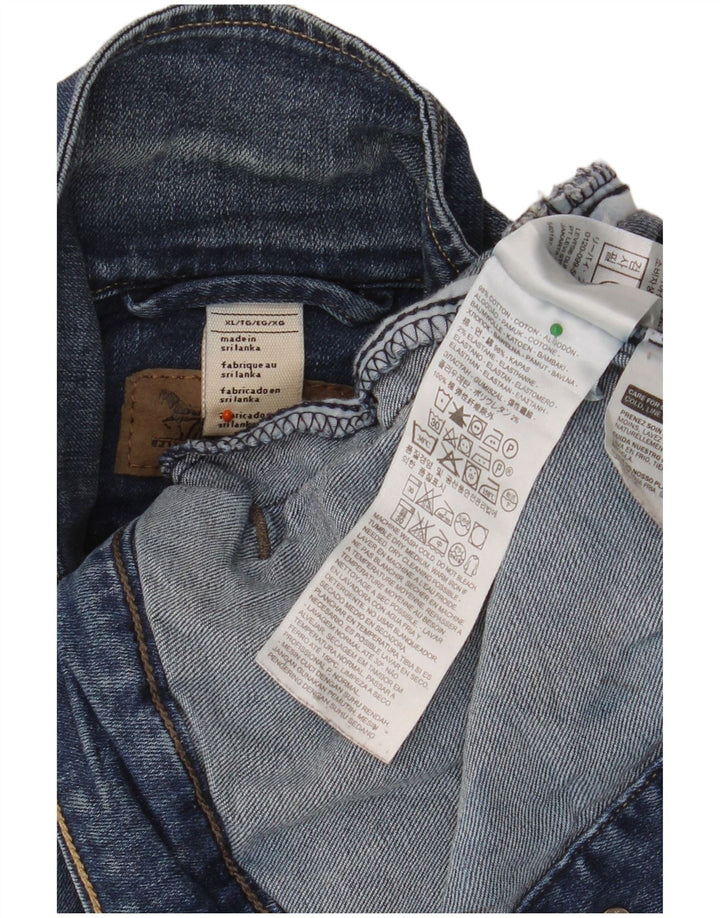 LEVI'S ženska jakna od kratkog trapera UK 18 XL plavi pamuk