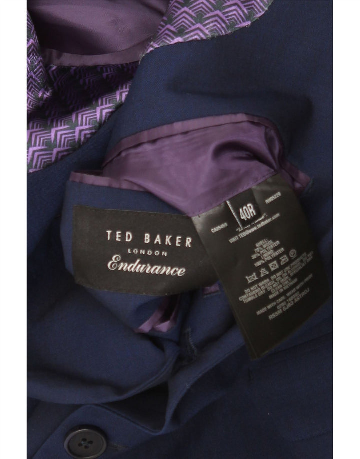 Ted Baker muška jakna s 2 gumba UK 40 velika tamnoplava vuna