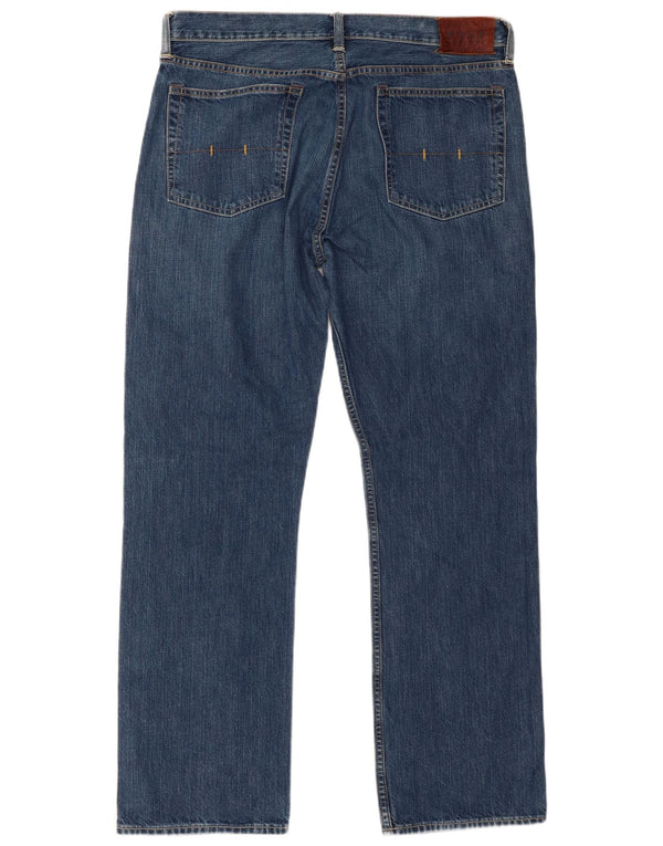 POLO RALPH LAUREN Muške ravne traperice W36 L32 Plavi pamuk