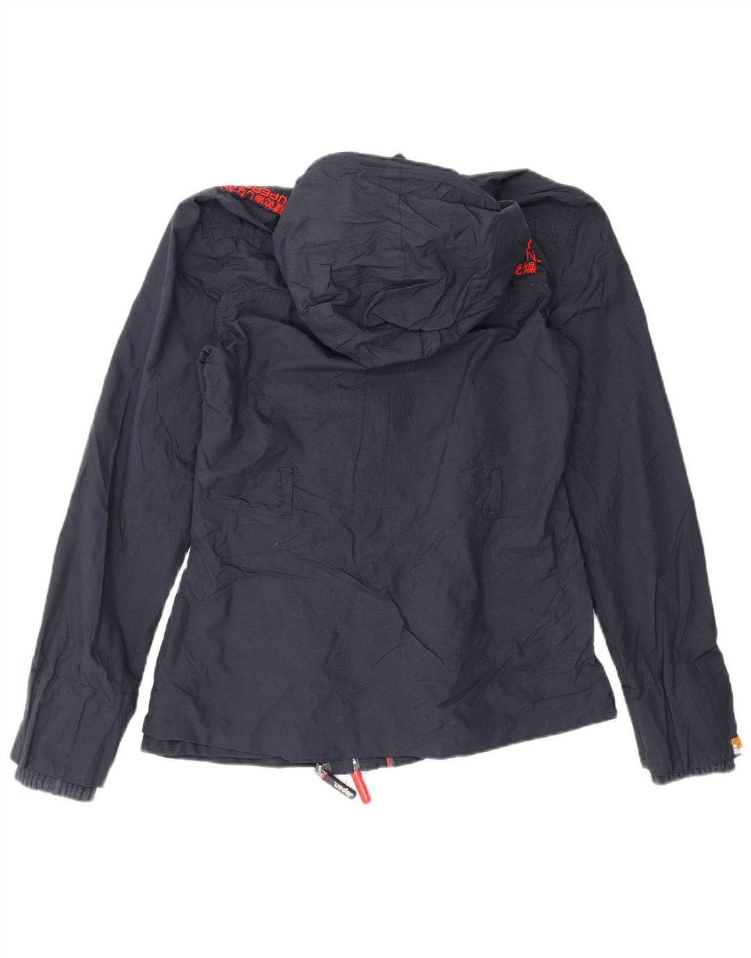 Superdry ženska Windmac Graphic kišna jakna UK 10 Mala tamnoplava