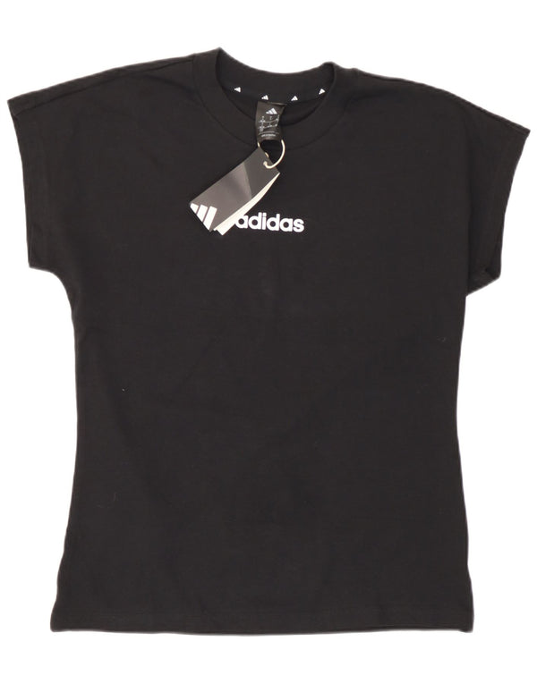 Adidas ženska majica kratkih rukava UK 16/18 veliki crni pamuk