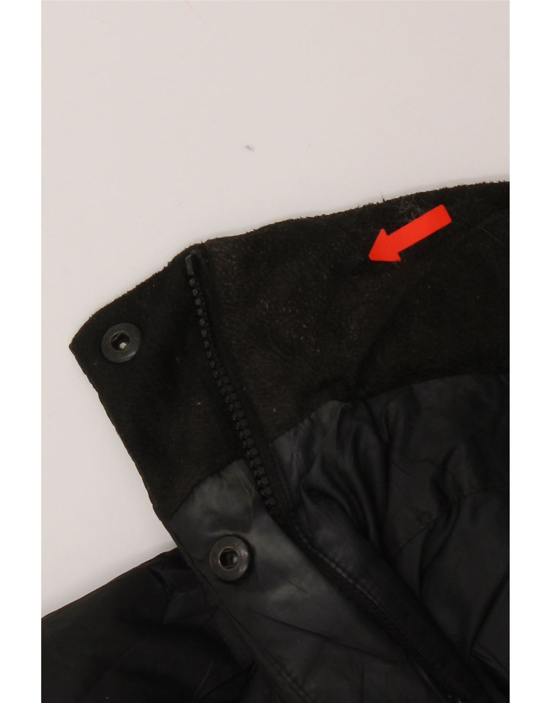 Eddie Bauer ženski podstavljeni kaput s kapuljačom UK 14 srednje crni poliester