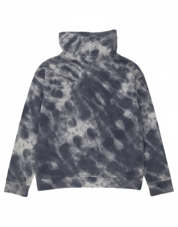 Abercrombie & Fitch Boys Graphic Hoodie Džemper 11-12 Years Blue Tie Dye