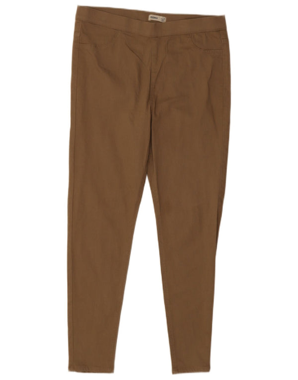 Marks & Spencer Womens Jegging Casual Trousers UK 14 Large W32 L27 Beige