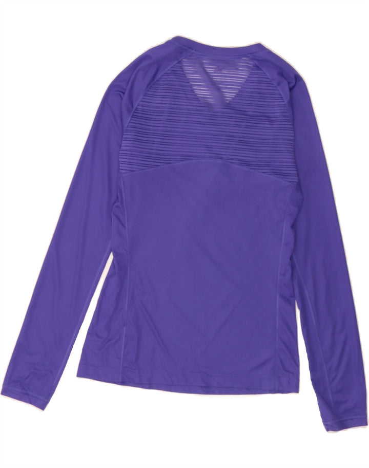 ADIDAS Womens Top Long Sleeve UK 10 Small  Purple Polyester Vintage Adidas and Second-Hand Adidas from Messina Hembry 