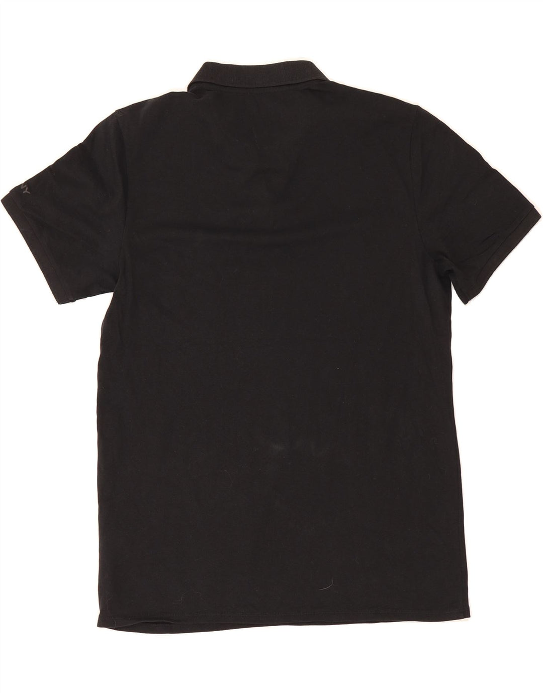 DKNY Mens Slim Fit Polo Shirt Medium Black Cotton Vintage Dkny and Second-Hand Dkny from Messina Hembry 