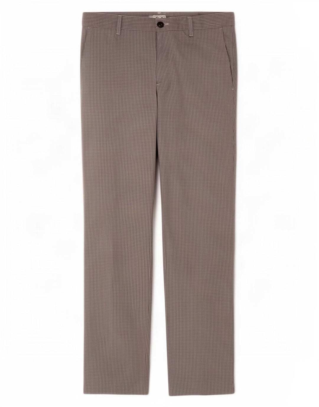 Adidas muške ravne chino hlače W32 L30 sivi gingham poliester