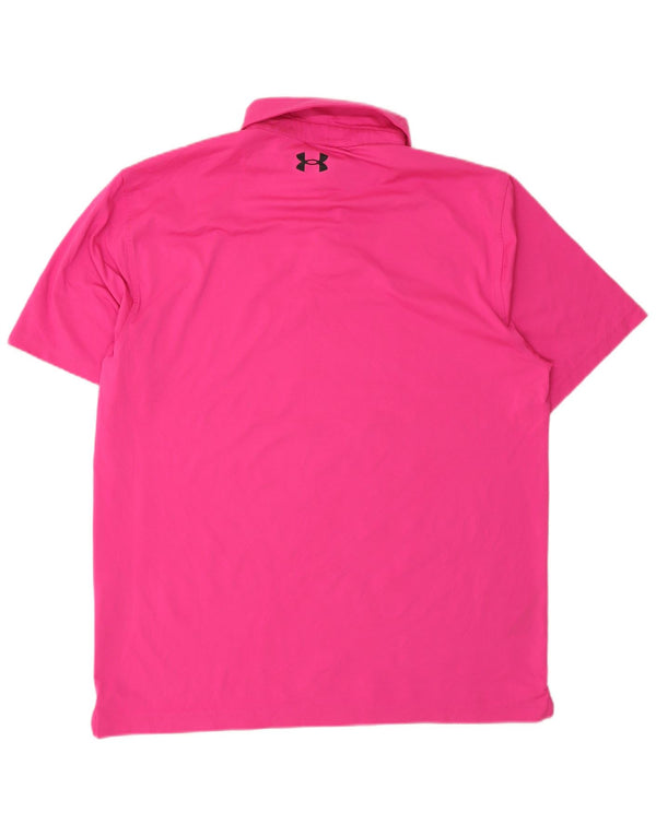 Under Armour muška polo majica velika ružičasta poliester