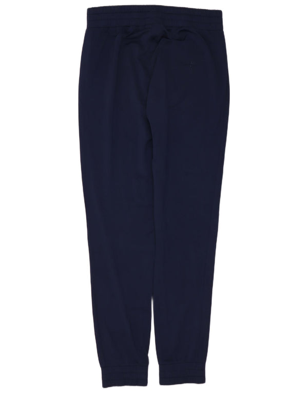 PUMA Womens Tracksuit Trousers Joggers UK 12 Medium Navy Blue Polyester