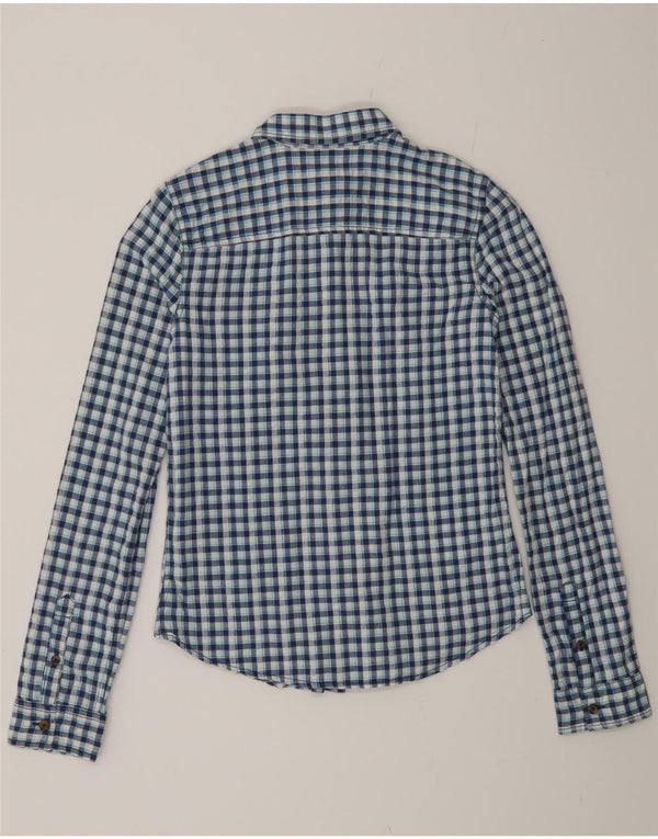 Hollister ženska košulja UK 6 XS plavi gingham pamuk
