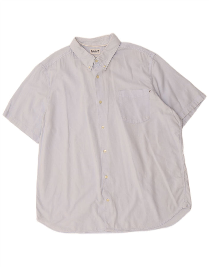 TIMBERLAND Muška majica kratkih rukava standardnog kroja 3XL, plavi pamuk