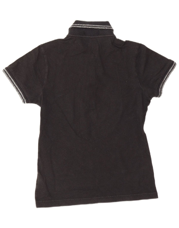 Fred Perry ženska polo majica UK 10 Mala crna pamuk