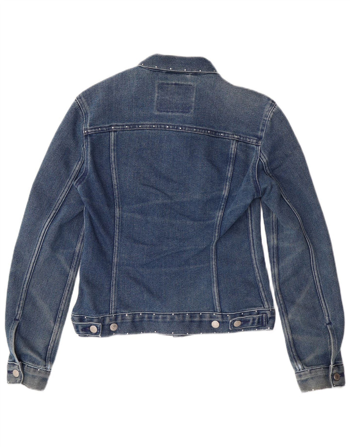 Levi's ženska jakna od kratkog trapera UK 12 Srednje plavi pamuk