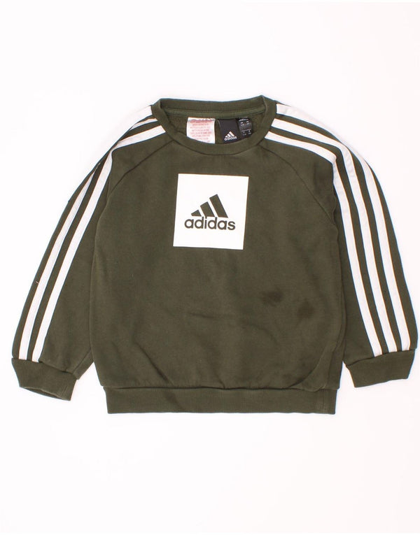 Adidas majica s grafičkim motivima za dječake, 3-4 godine, zeleni pamuk