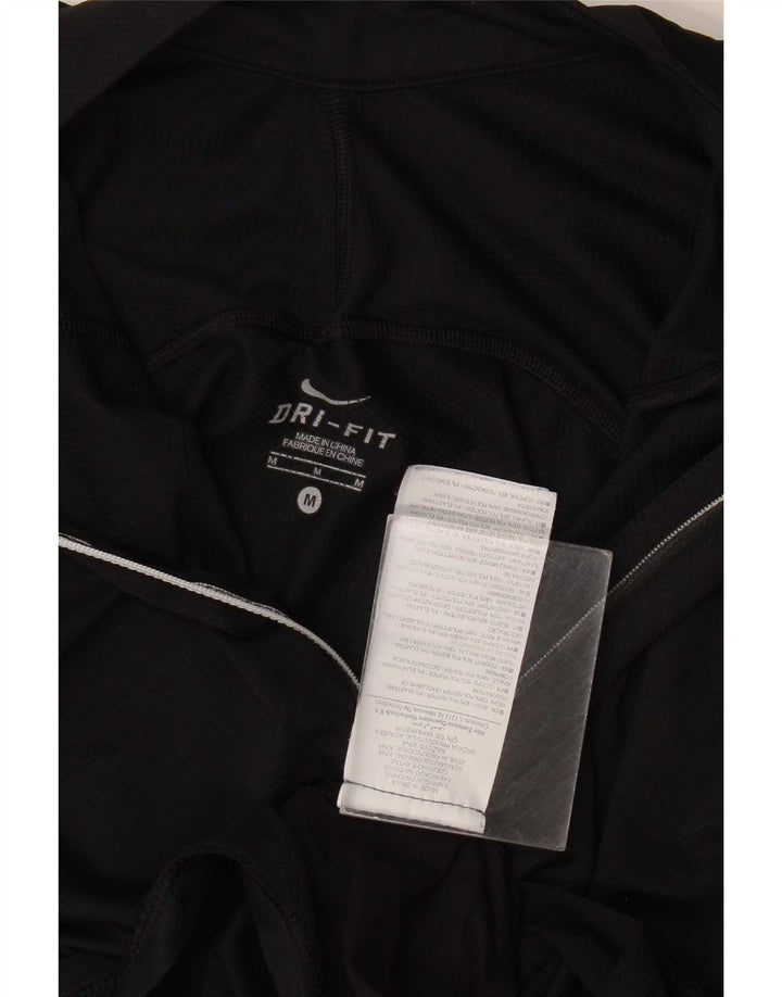 Nike Ženska trenirka Dri Fit Zip Neck Top UK 12 Medium Black