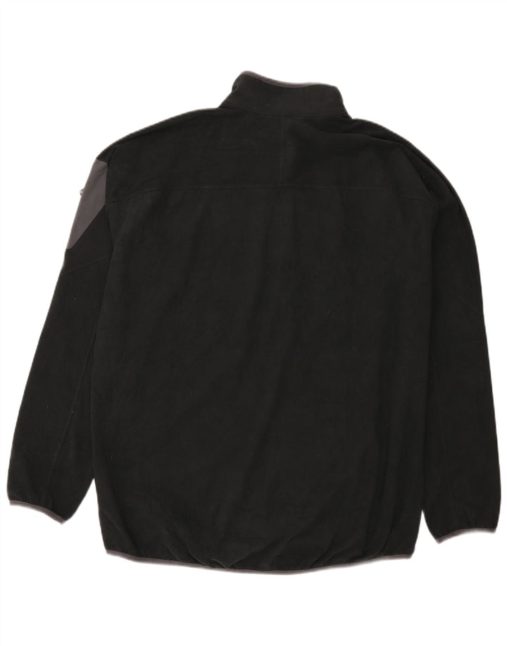 Berghaus muški džemper od flisa s patentnim izrezom 2XL crni poliester