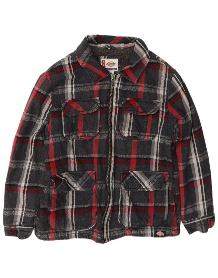Dickies Mens Sherpa Utility Jacket UK 40 Veliki šareni karirani pamuk
