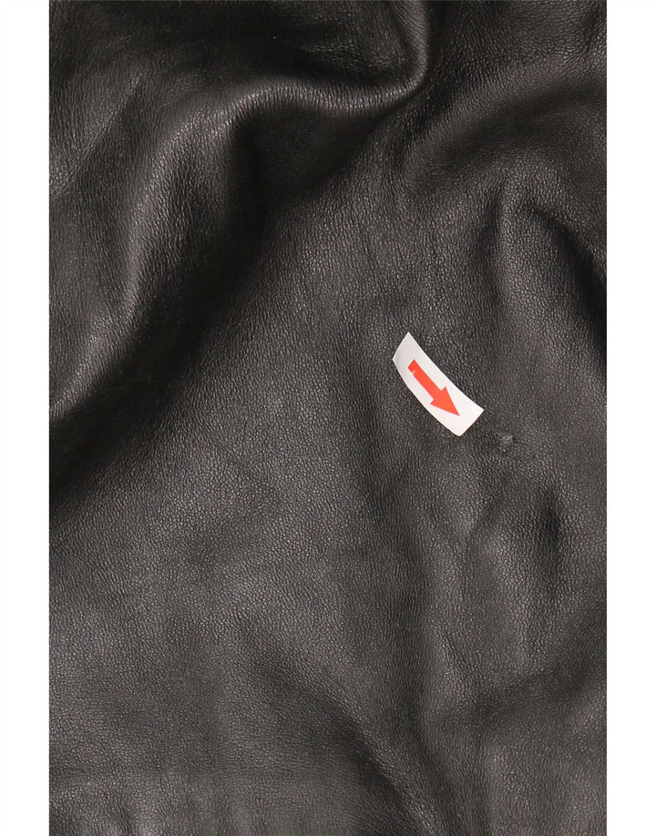 VINTAGE muška kožna jakna UK 42 XL crna koža