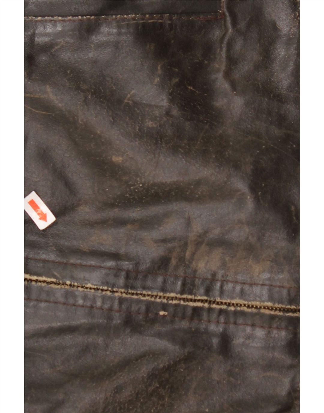 VINTAGE ženska kožna jakna 3/4 rukava UK 14 srednje smeđa koža