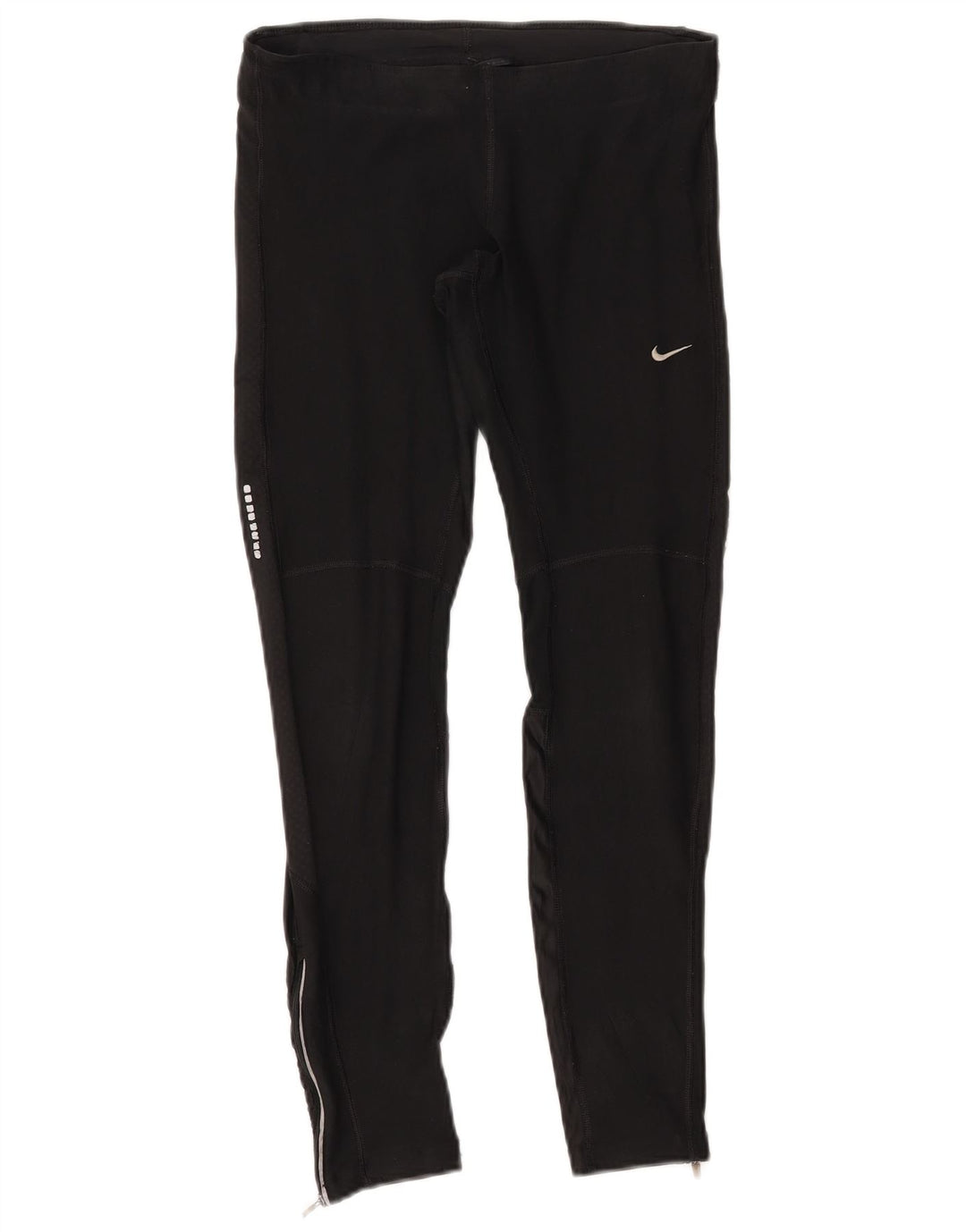 Nike Ženske Dri Fit Leggings UK 14 Srednje crni poliester