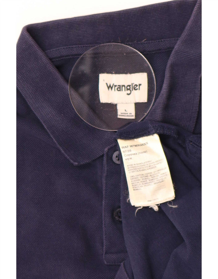 Wrangler muška polo majica velika tamnoplava pamuk