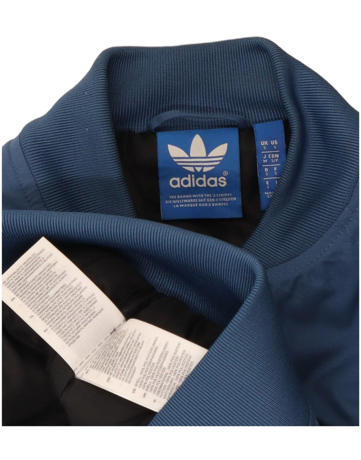 Adidas muška bomber jakna UK 36 mali plavi poliester