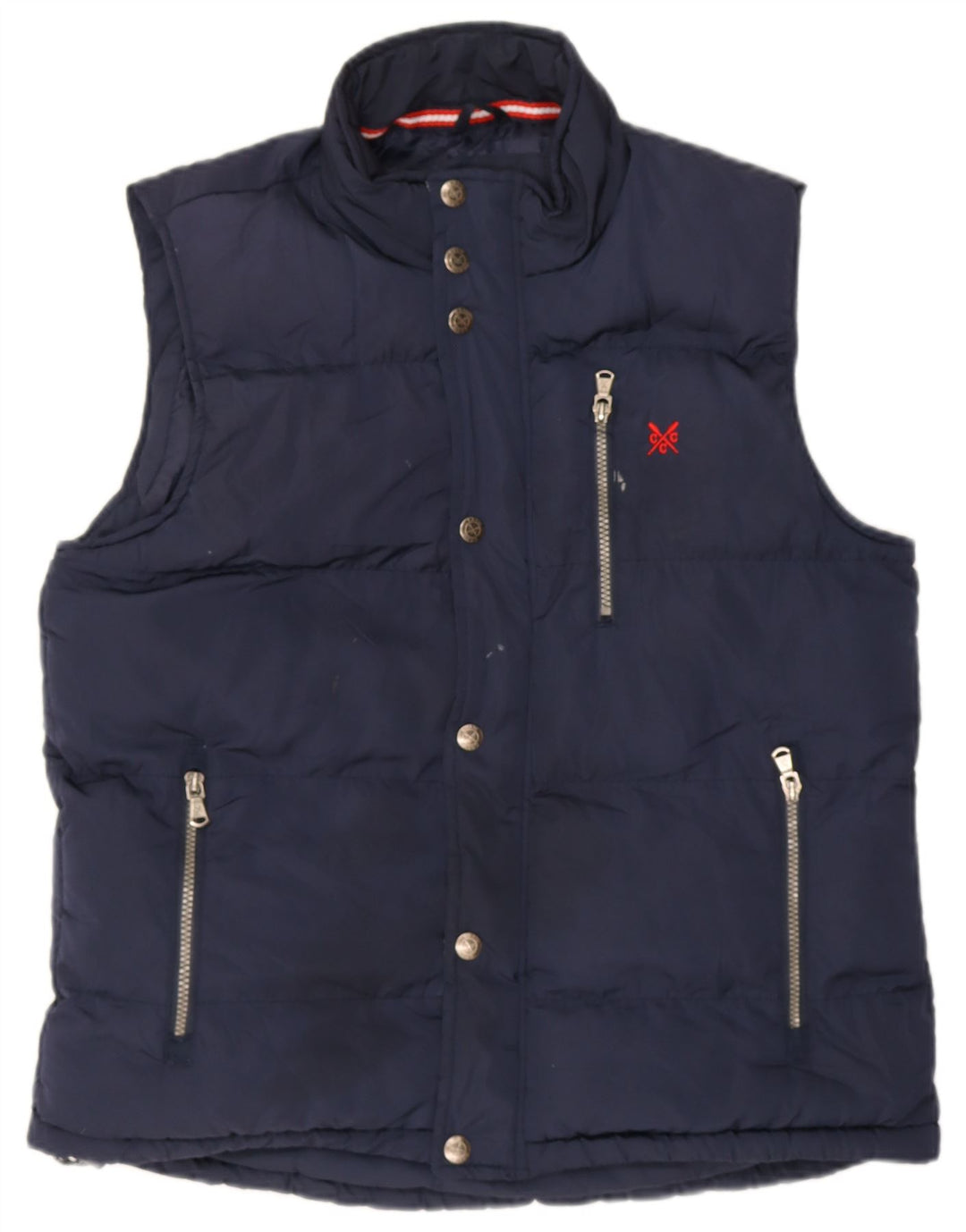 Crew Clothing Muška podstavljena jakna UK 38 Medium tamnoplavi poliester