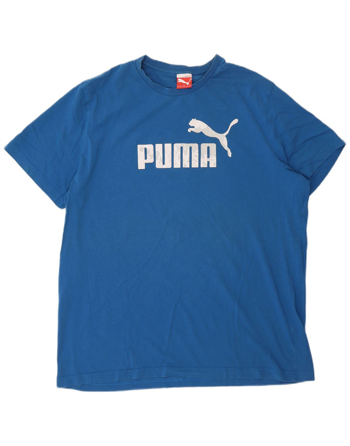 Puma muška majica s grafičkim motivima 2XL plava