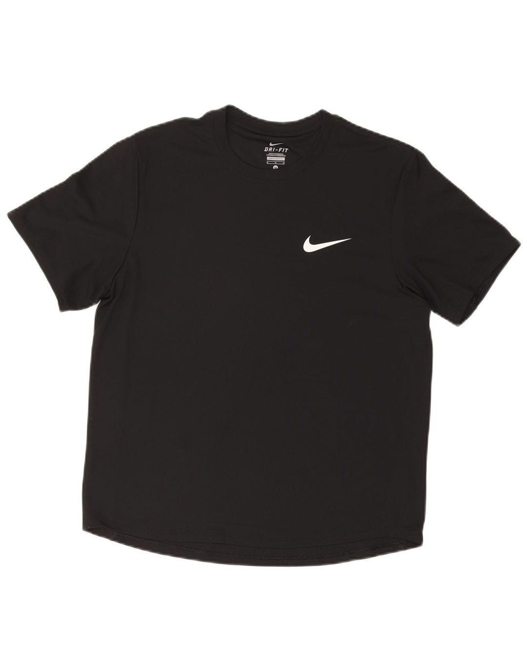 NIKE Mens Dri Fit Graphic T-Shirt Top Medium Black
