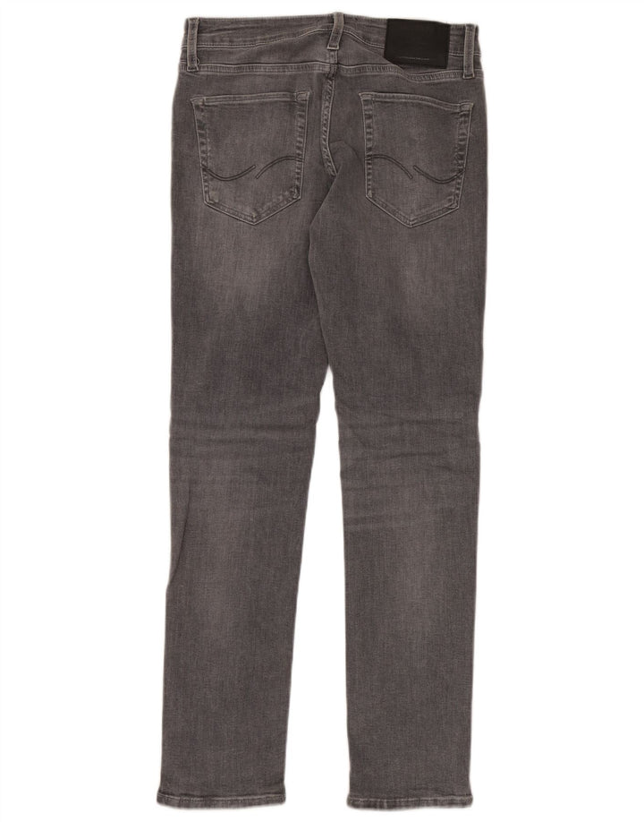 JACK & JONES Muške uske traperice W28 L30 sivi pamuk