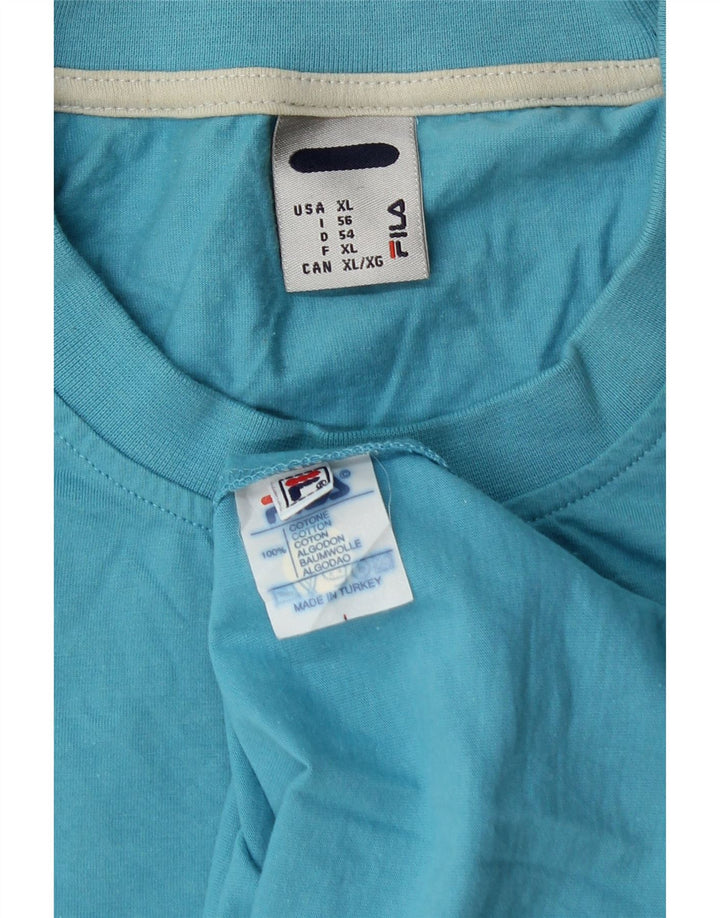 FILA Muška majica kratkih rukava XL plavi pamuk