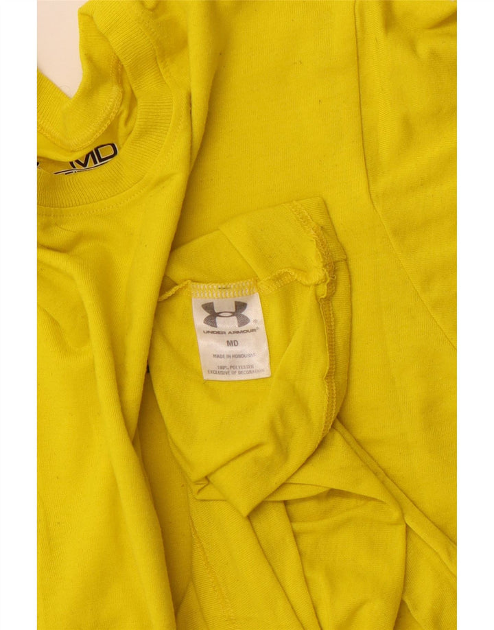 Under Armour ženska majica kratkih rukava UK 12 srednje žuti poliester