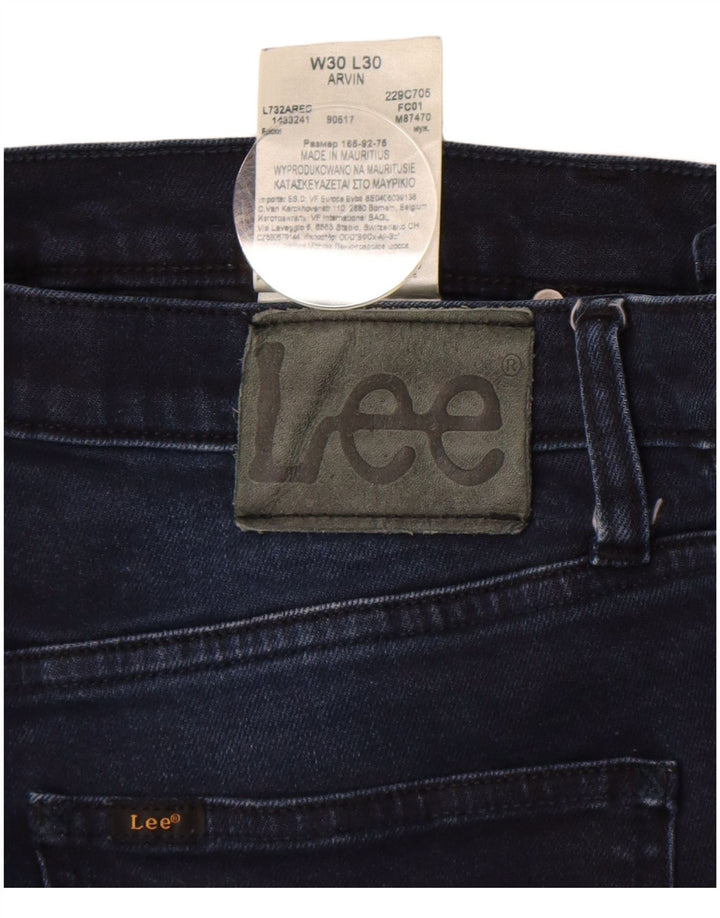 Lee Mens Arvin Slim Jeans W30 L30 Plavi pamuk