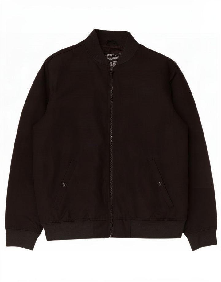 Levi's muška bomber jakna UK 40 veliki crni poliester