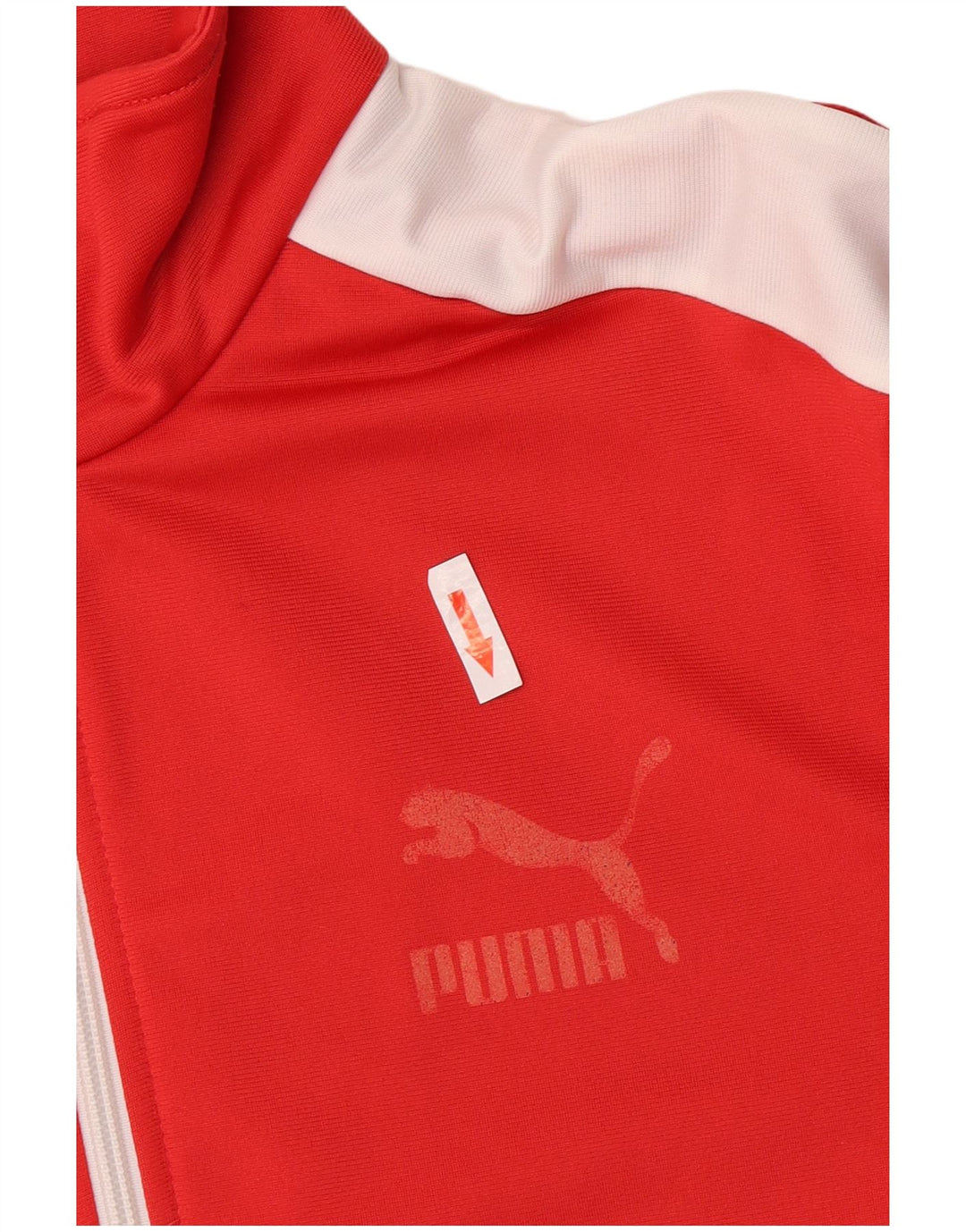 Puma muška gornja jakna trenirke Medium Red Colourblock Poliester