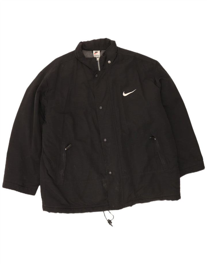 Nike muška jakna vjetrovka UK 42/44 veliki crni najlon