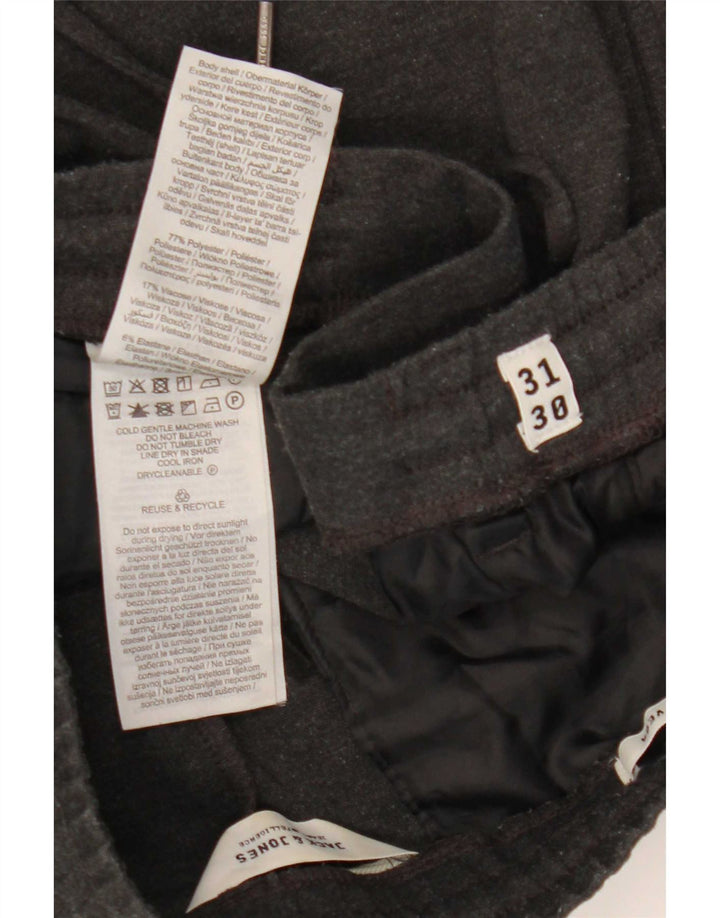 Jack & Jones muške skraćene hlače W31 L24 sivi poliester
