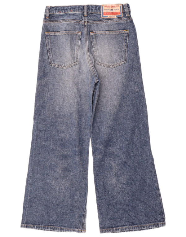 Diesel Boys Distressed široke traperice 9-10 godina W26 L24 plavi pamuk