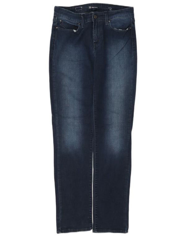 Levi's ženske demi curve uske traperice srednjeg rasta W28 L32 tamnoplavi pamuk