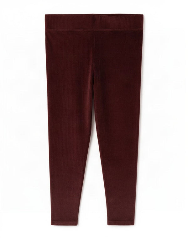 Ženske tajice Marks & Spencer UK 20 2XL W38 L28 Bordo pamuk