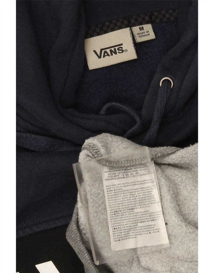 Vans muška majica s kapuljačom s kapuljačom, srednje boje, pamuk u blokovima boja