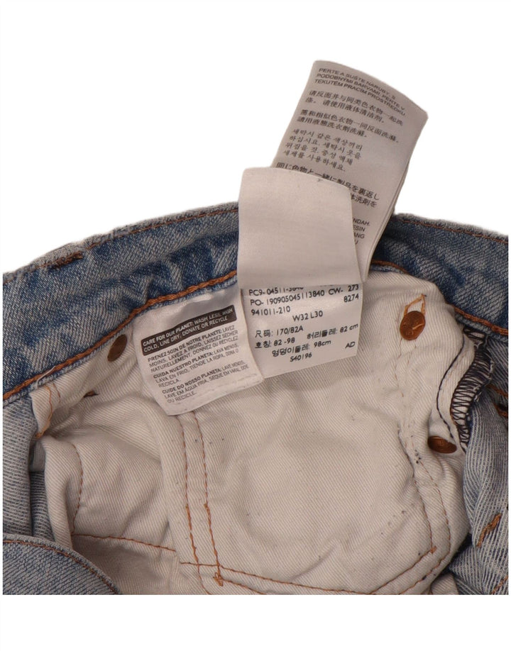 LEVI'S Mens 511 Tapered Jeans W32 L30 Blue Cotton