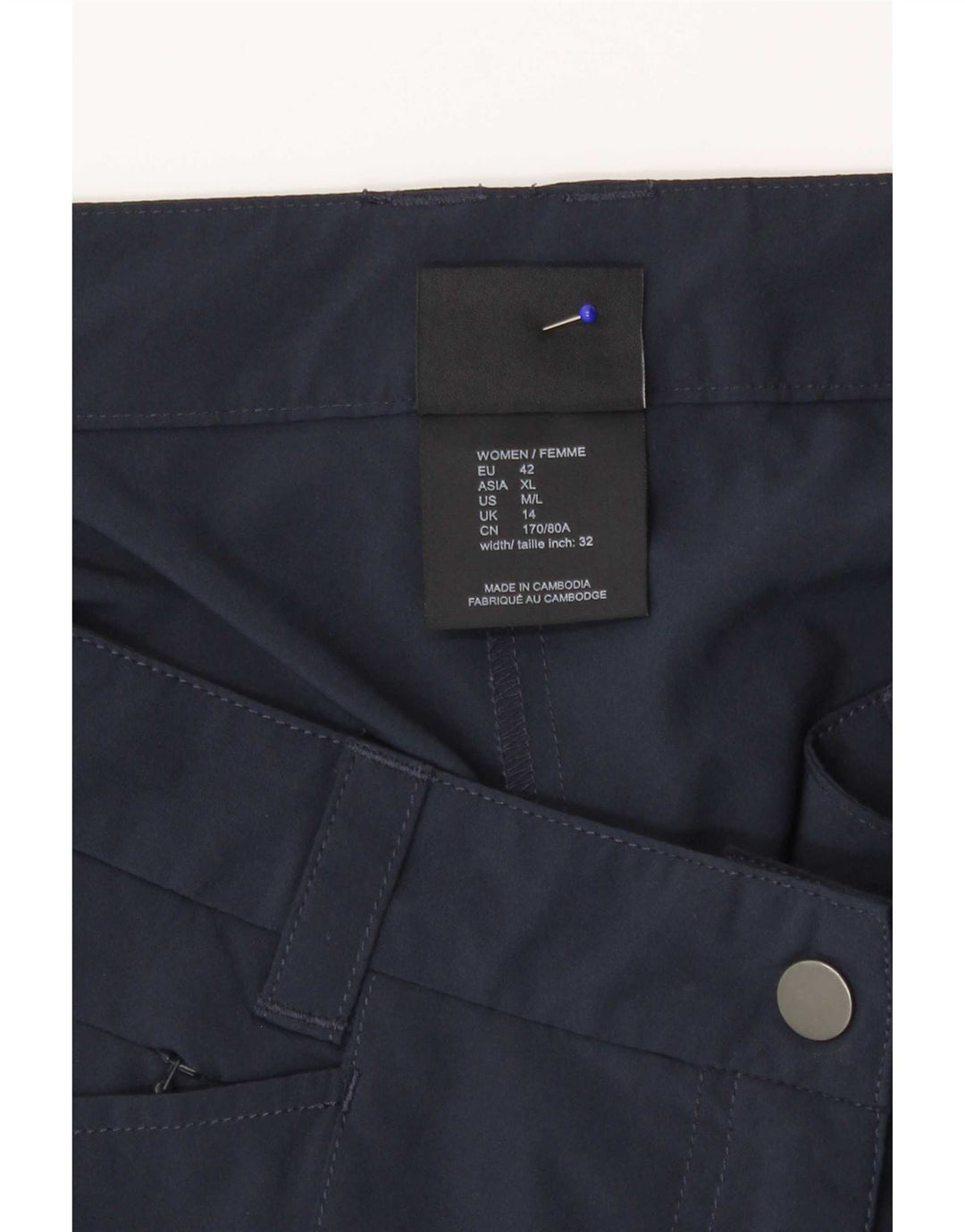 Jack Wolfskin Ženska kratka hlača UK 14 Srednje tamnoplava