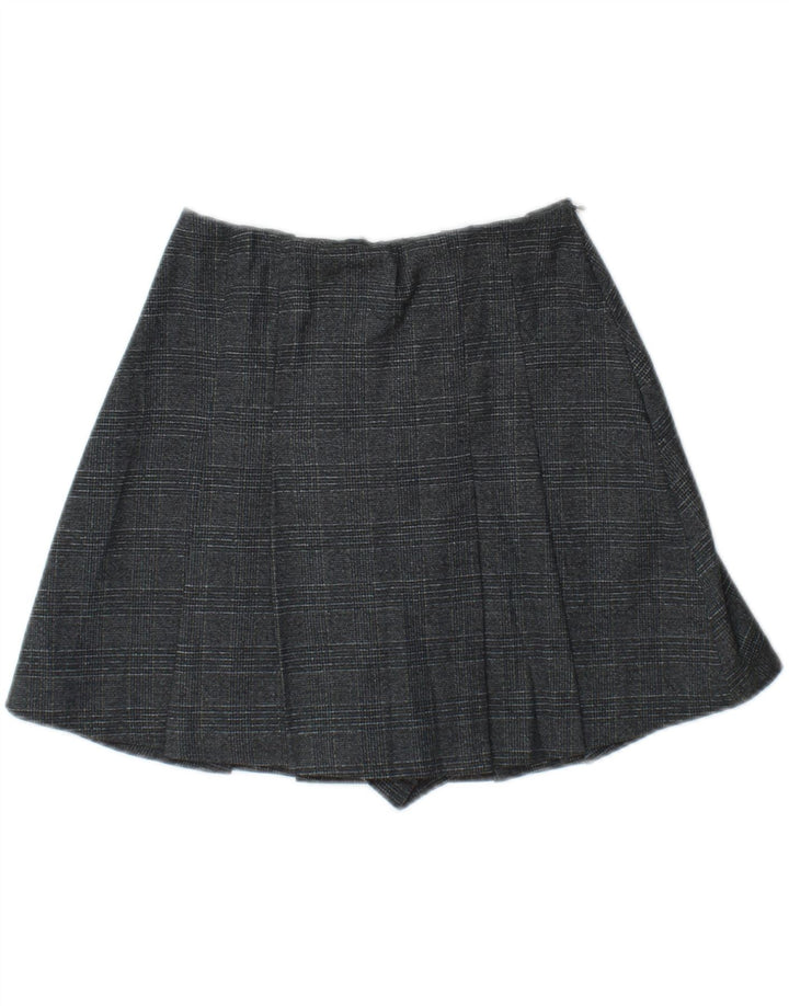 ZARA Womens Skort UK 4 XS  Grey Check Vintage Zara and Second-Hand Zara from Messina Hembry 