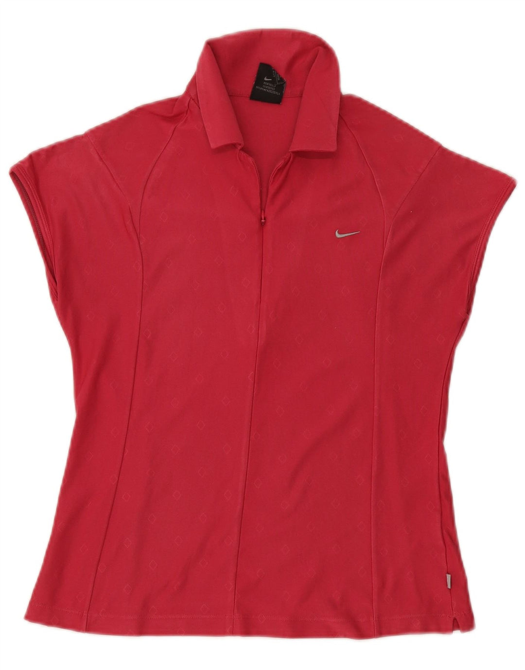 Nike ženska polo majica UK 10/12 srednje ružičasta geometrijska