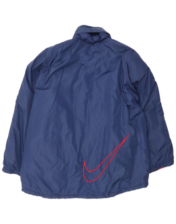 Nike muška jakna vjetrovka UK 42 XL tamnoplavi najlon